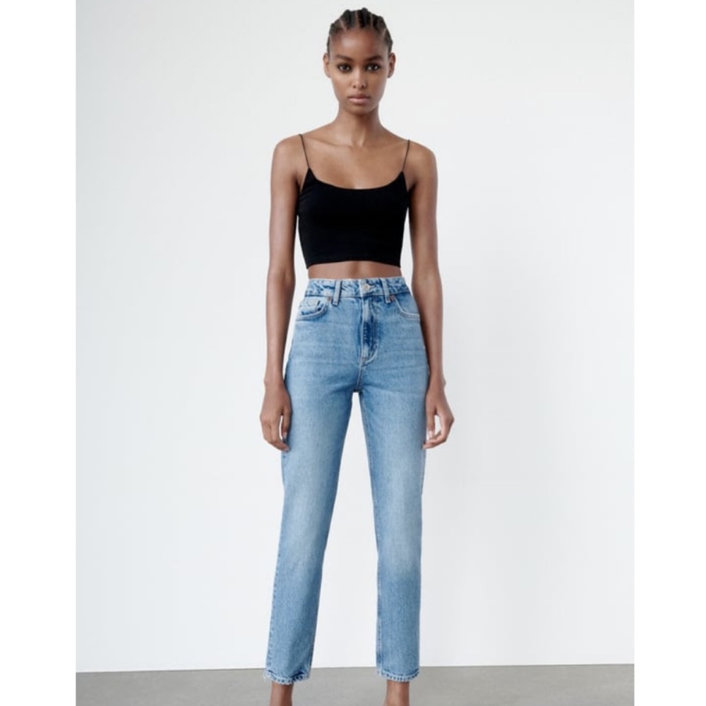ZARA High Rise Slim Jeans
